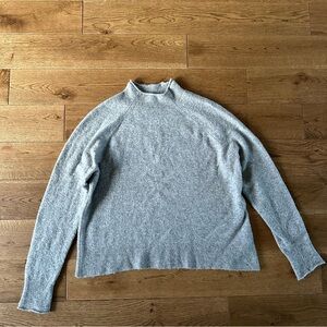 J. Crew Supersoft Yarn Rollneck Sweater
Merino Wool Alpaca Blend Gray L